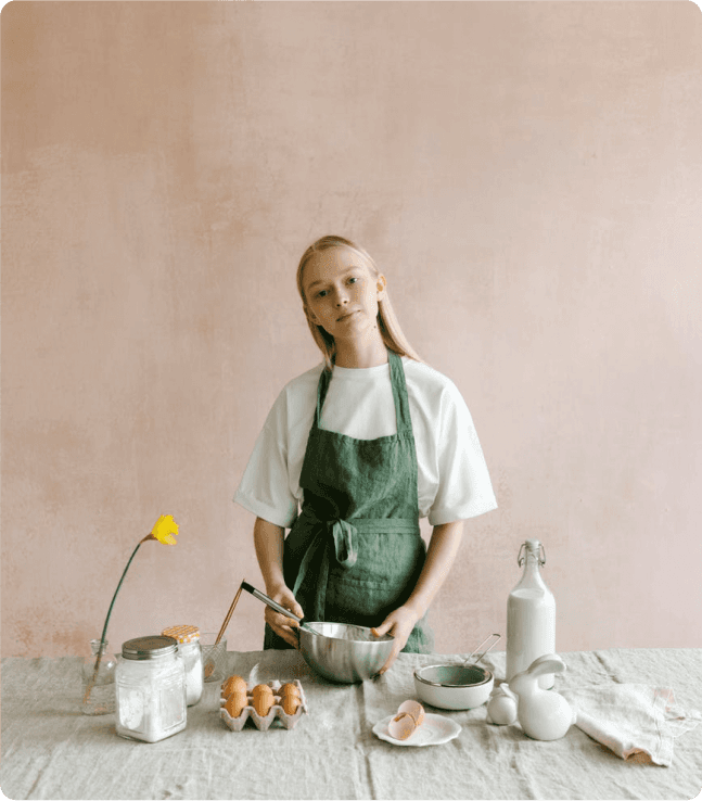 Woman Cooking